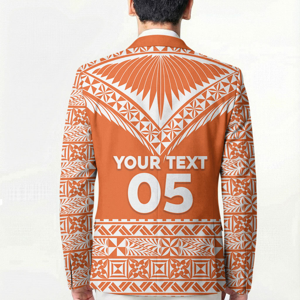 Personalised Tonga Tailulu College Blazer Tongan Kupesi Pattern LT05 - Polynesian Pride
