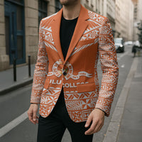 Personalised Tonga Tailulu College Blazer Tongan Kupesi Pattern LT05 - Polynesian Pride