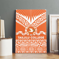 Tonga Tailulu College Canvas Wall Art Tongan Kupesi Pattern LT05 - Polynesian Pride