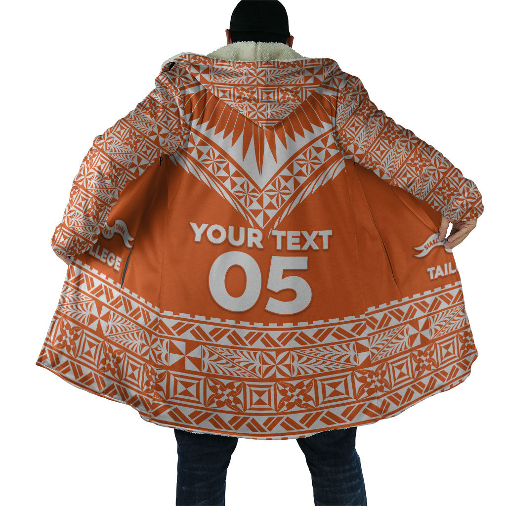Personalised Tonga Tailulu College Cloak Tongan Kupesi Pattern LT05 - Polynesian Pride