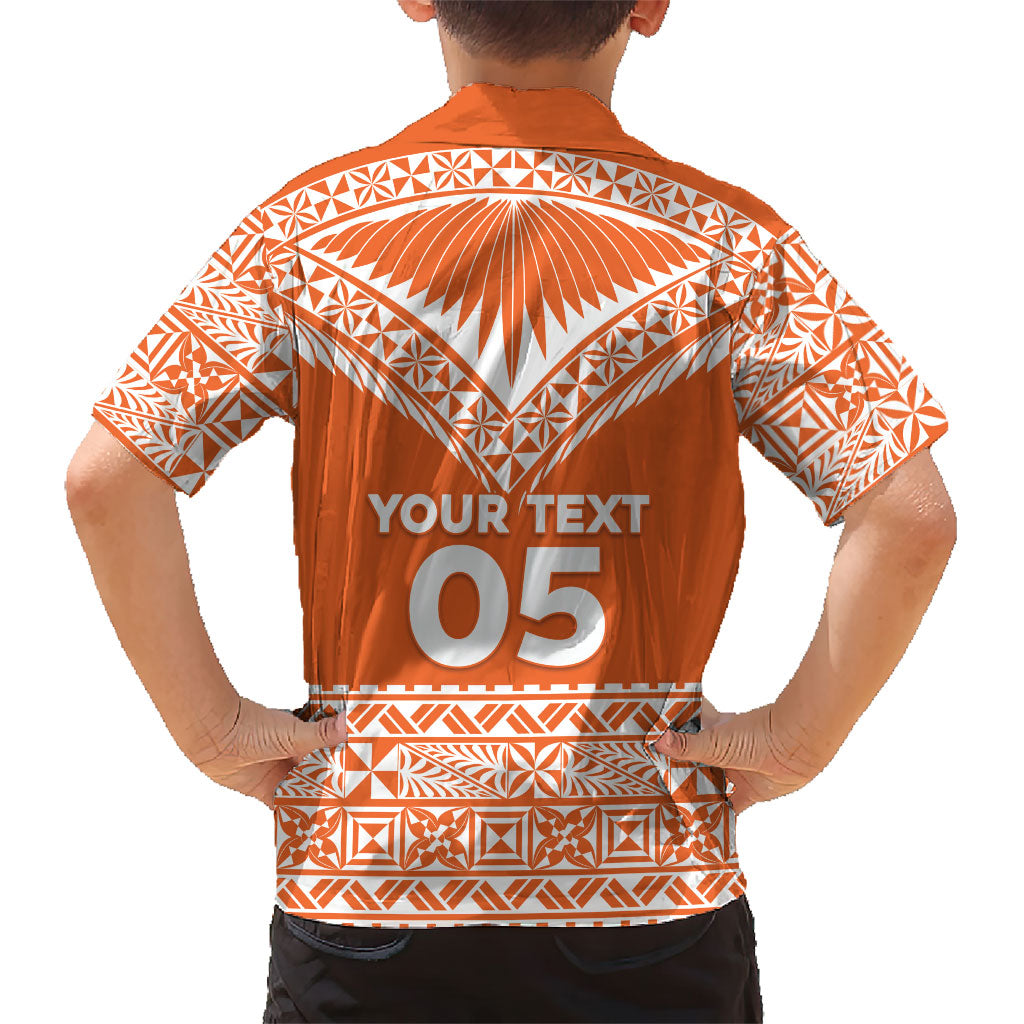 Personalised Tonga Tailulu College Family Matching Tank Maxi Dress and Hawaiian Shirt Tongan Kupesi Pattern