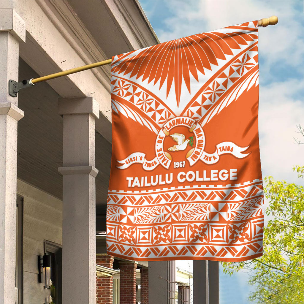 Tonga Tailulu College Garden Flag Tongan Kupesi Pattern