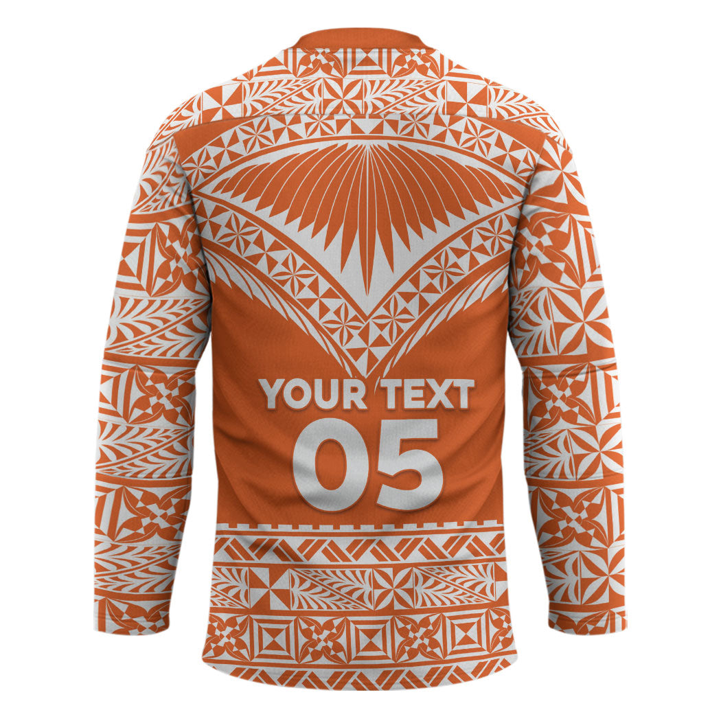 Personalised Tonga Tailulu College Hockey Jersey Tongan Kupesi Pattern LT05 - Polynesian Pride
