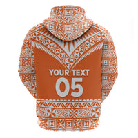 Personalised Tonga Tailulu College Hoodie Tongan Kupesi Pattern LT05 - Polynesian Pride
