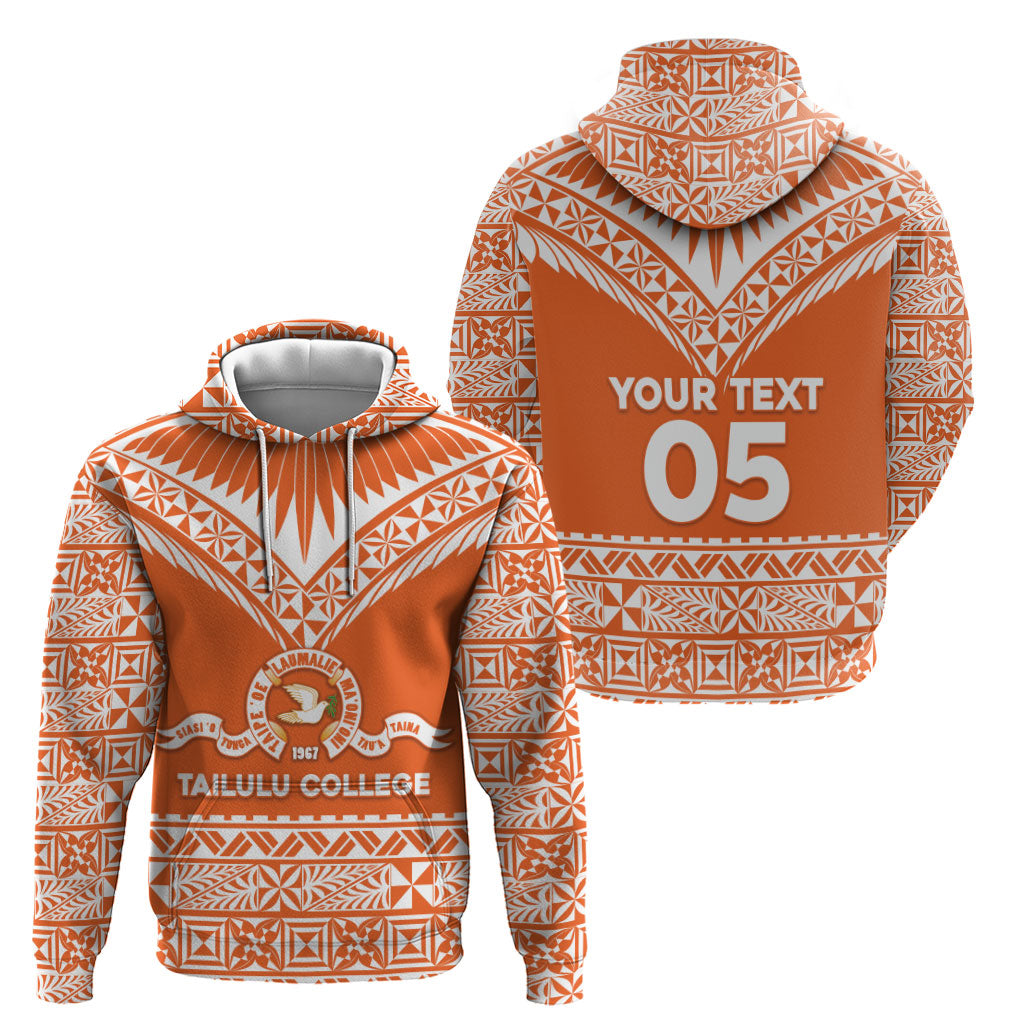Personalised Tonga Tailulu College Hoodie Tongan Kupesi Pattern LT05 - Polynesian Pride