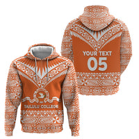 Personalised Tonga Tailulu College Hoodie Tongan Kupesi Pattern LT05 - Polynesian Pride