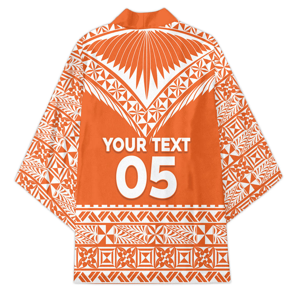 Personalised Tonga Tailulu College Kimono Tongan Kupesi Pattern LT05 - Polynesian Pride