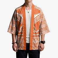 Personalised Tonga Tailulu College Kimono Tongan Kupesi Pattern LT05 - Polynesian Pride