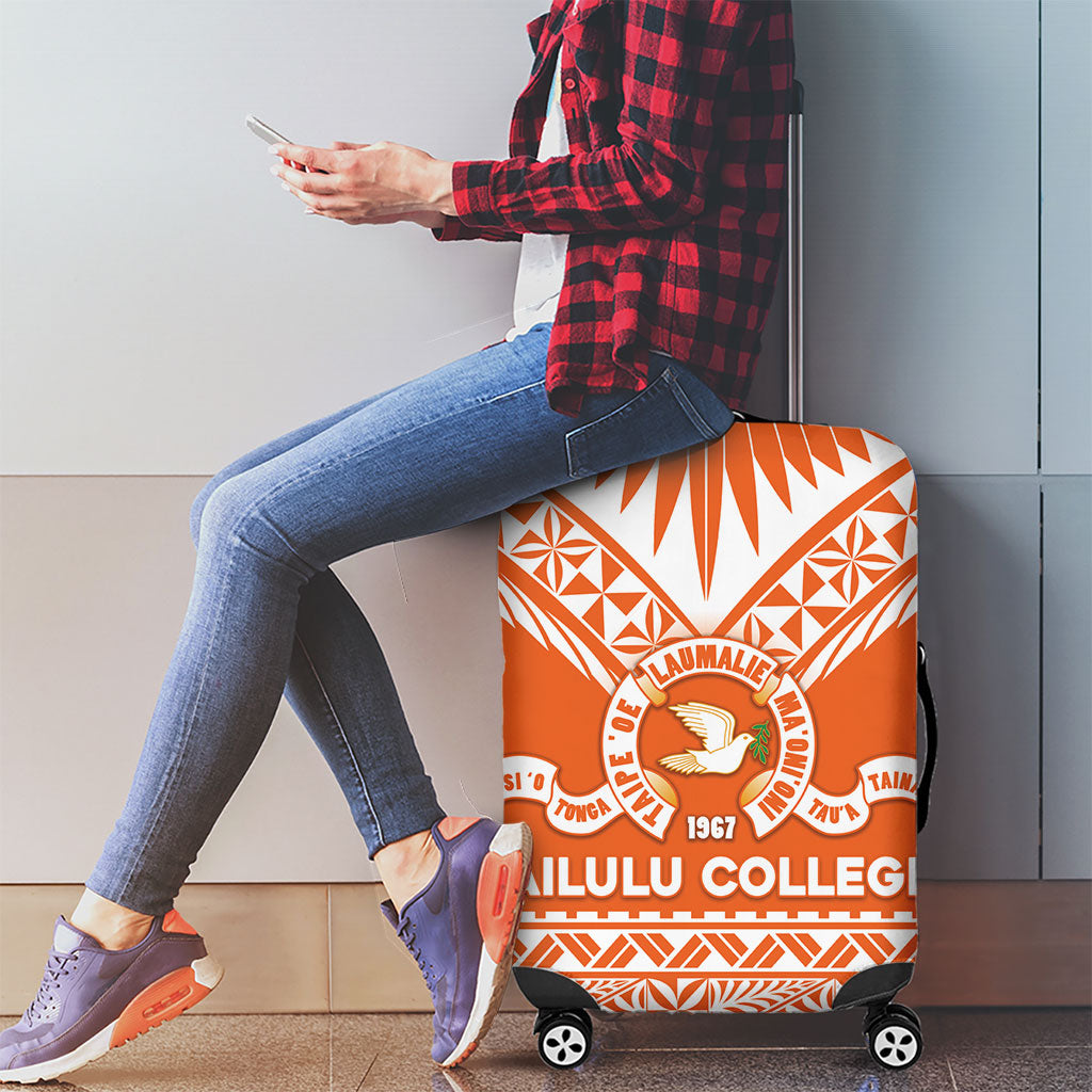 Tonga Tailulu College Luggage Cover Tongan Kupesi Pattern