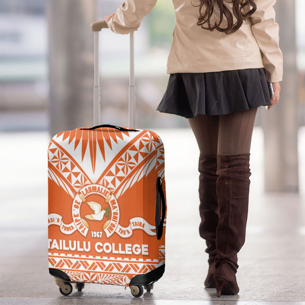 Tonga Tailulu College Luggage Cover Tongan Kupesi Pattern
