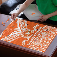 Tonga Tailulu College Puzzle Tongan Kupesi Pattern LT05 - Polynesian Pride