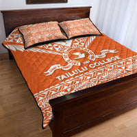 Tonga Tailulu College Quilt Bed Set Tongan Kupesi Pattern LT05 - Polynesian Pride