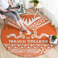 Tonga Tailulu College Round Carpet Tongan Kupesi Pattern LT05 - Polynesian Pride