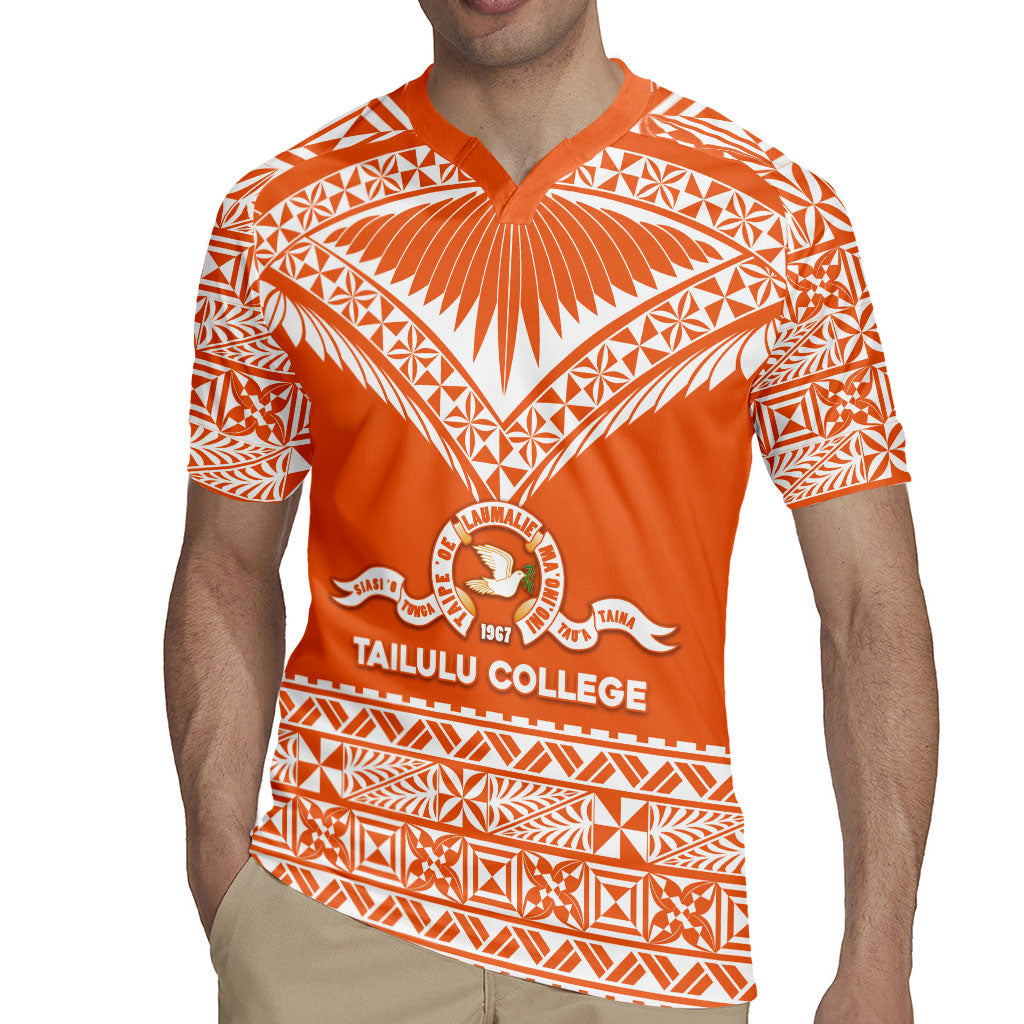 Personalised Tonga Tailulu College Rugby Jersey Tongan Kupesi Pattern LT05 - Polynesian Pride