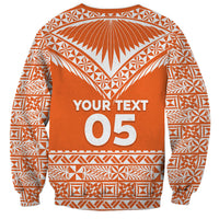 Personalised Tonga Tailulu College Sweatshirt Tongan Kupesi Pattern LT05 - Polynesian Pride