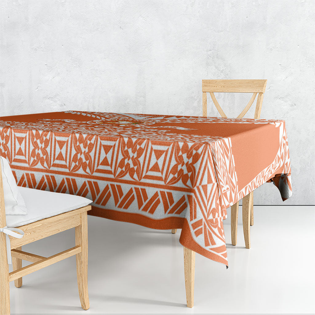 Tonga Tailulu College Tablecloth Tongan Kupesi Pattern LT05 - Polynesian Pride