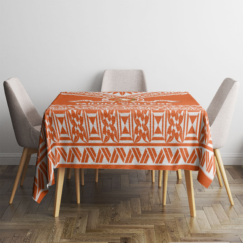 Tonga Tailulu College Tablecloth Tongan Kupesi Pattern LT05 - Polynesian Pride