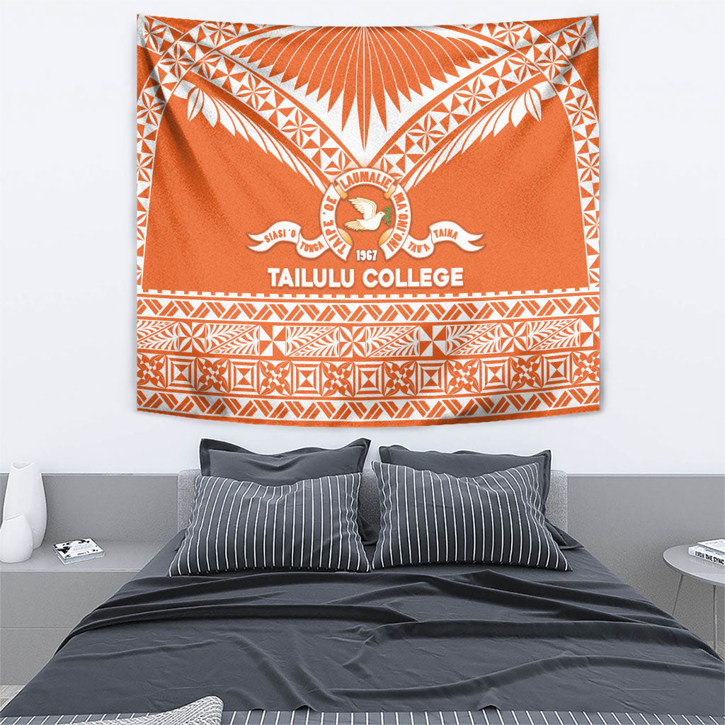 Tonga Tailulu College Tapestry Tongan Kupesi Pattern LT05 - Polynesian Pride