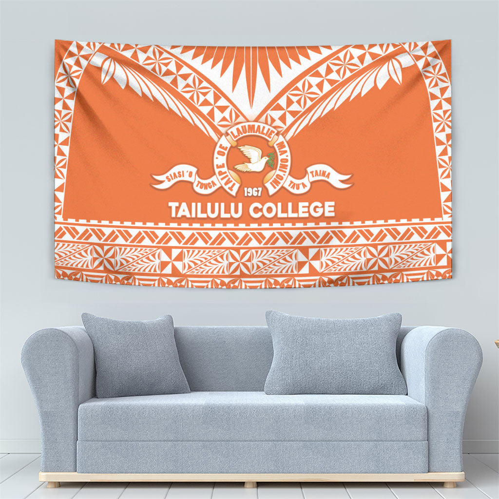 Tonga Tailulu College Tapestry Tongan Kupesi Pattern LT05 - Polynesian Pride