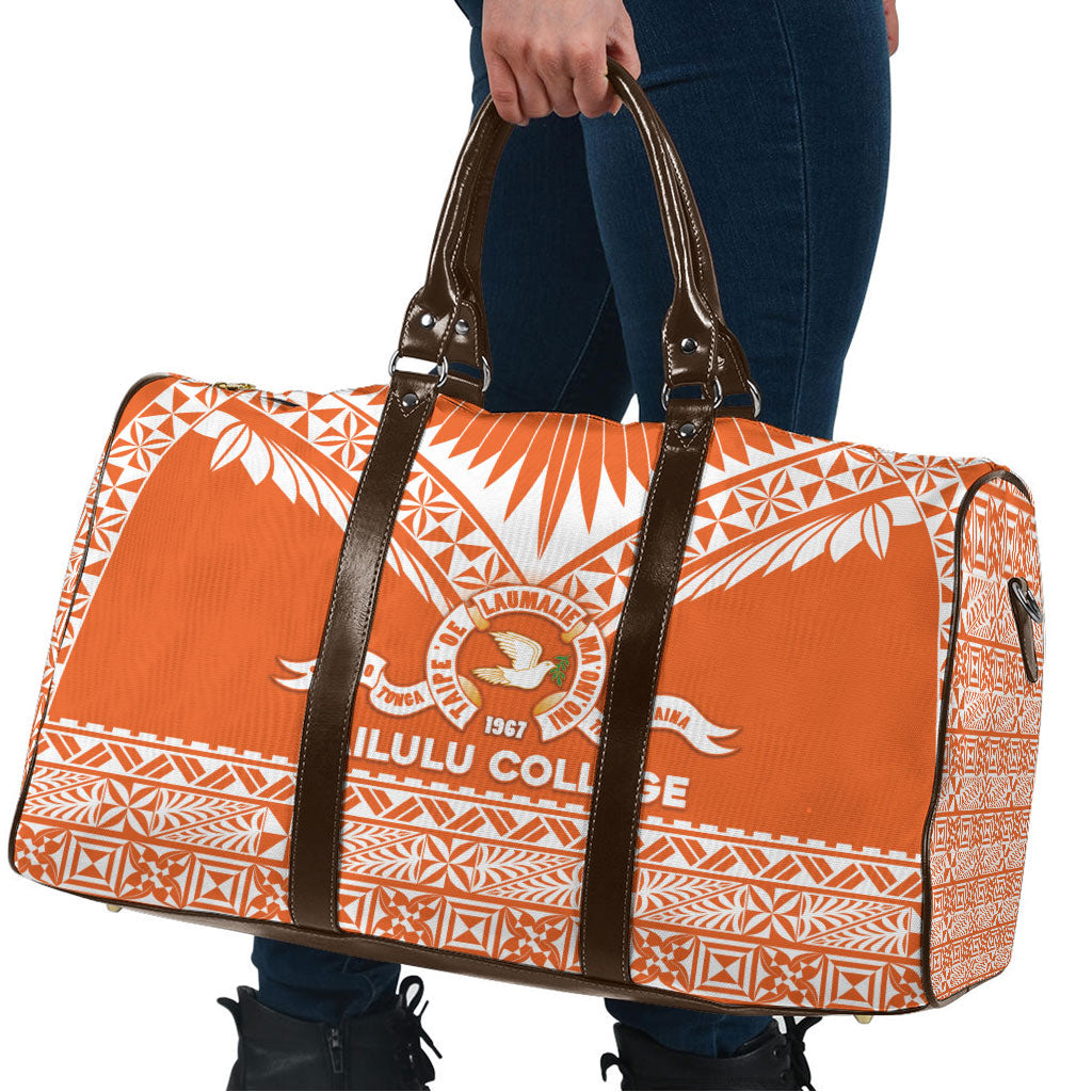 Tonga Tailulu College Travel Bag Tongan Kupesi Pattern LT05 - Polynesian Pride