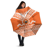 Tonga Tailulu College Umbrella Tongan Kupesi Pattern LT05 - Polynesian Pride