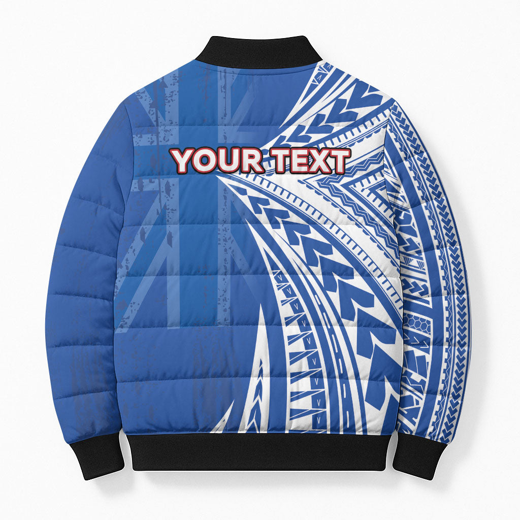 Personalised Hawaii 808 Bomber Puffer Jacket Unique Style LT05 - Polynesian Pride