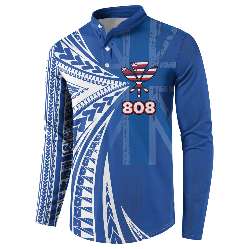 Personalised Hawaii 808 Button Sweatshirt Unique Style LT05 - Polynesian Pride