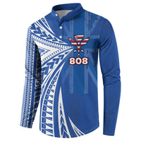 Personalised Hawaii 808 Button Sweatshirt Unique Style LT05 - Polynesian Pride