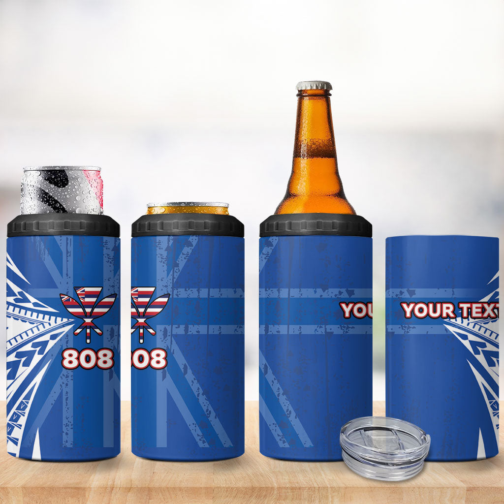 Personalised Hawaii 808 4 in 1 Can Cooler Tumbler Unique Style LT05 - Polynesian Pride