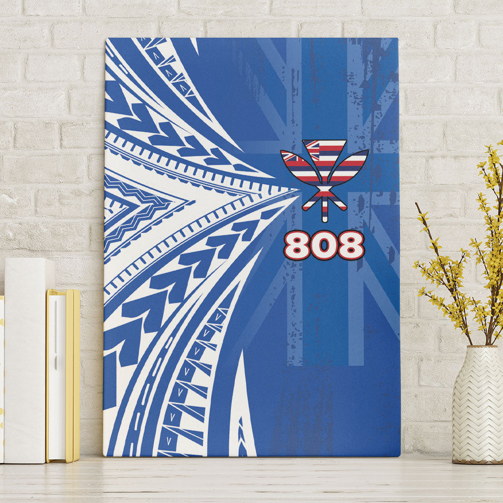Hawaii 808 Canvas Wall Art Unique Style LT05 Without Frame Blue - Polynesian Pride