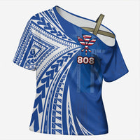 Personalised Hawaii 808 Cross Shoulder Shirt Unique Style
