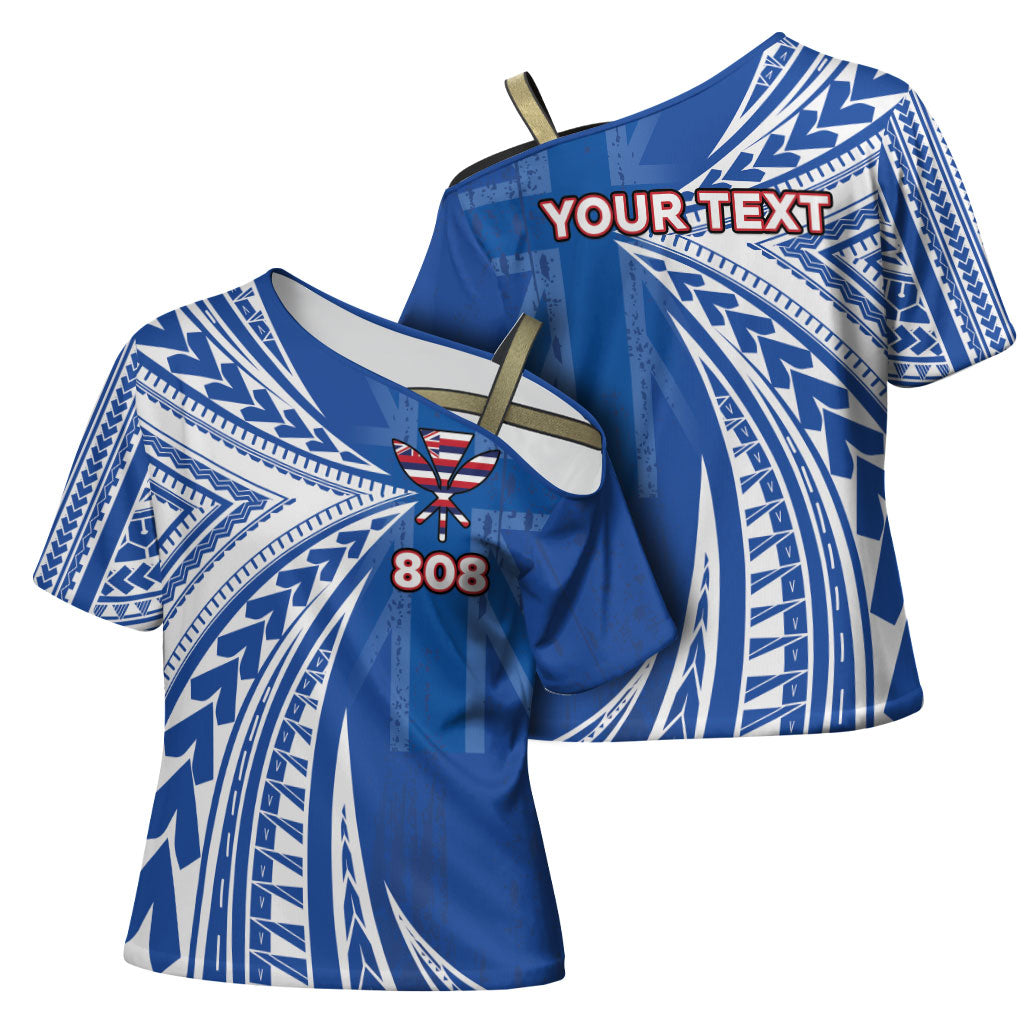 Personalised Hawaii 808 Cross Shoulder Shirt Unique Style