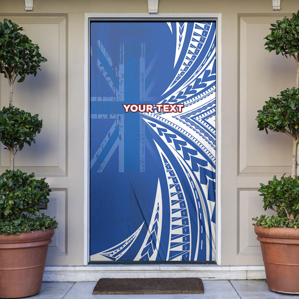 Personalised Hawaii 808 Door Cover Unique Style LT05 Blue - Polynesian Pride