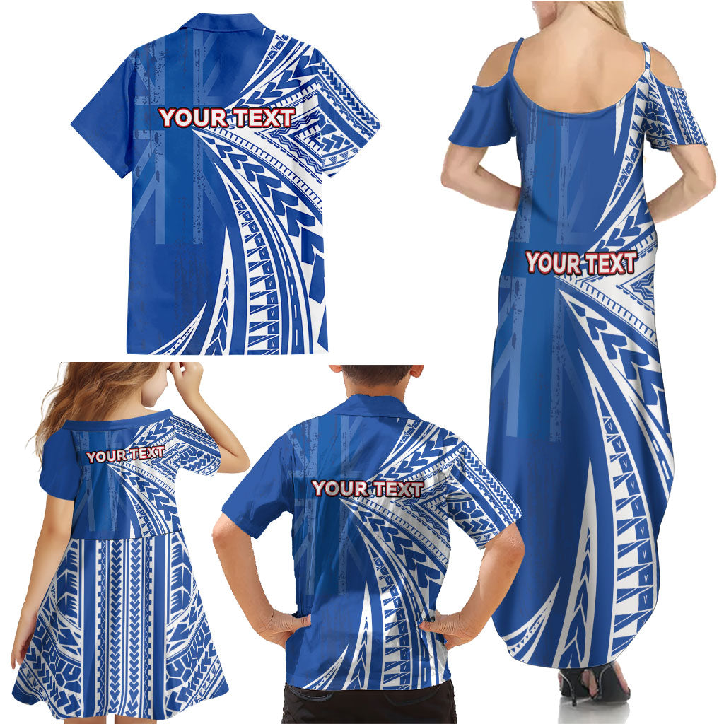 Personalised Hawaii 808 Family Matching Summer Maxi Dress and Hawaiian Shirt Unique Style