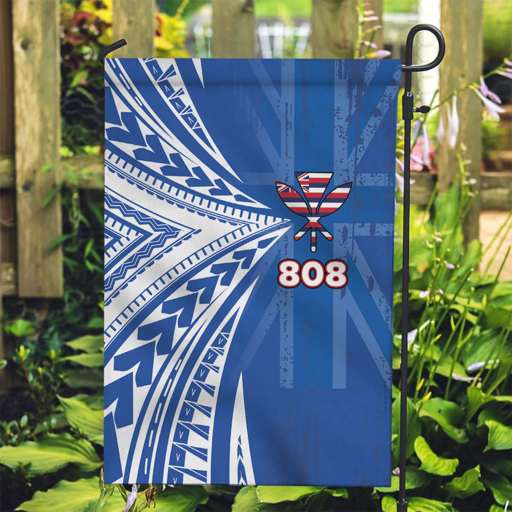 Hawaii 808 Garden Flag Unique Style LT05 Garden Flag Blue - Polynesian Pride