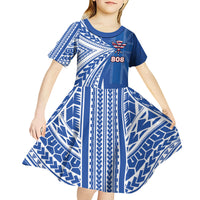 Personalised Hawaii 808 Kid Short Sleeve Dress Unique Style LT05 - Polynesian Pride
