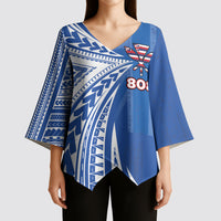 Personalised Hawaii 808 Kimono Sleeve Blouse Unique Style LT05 - Polynesian Pride