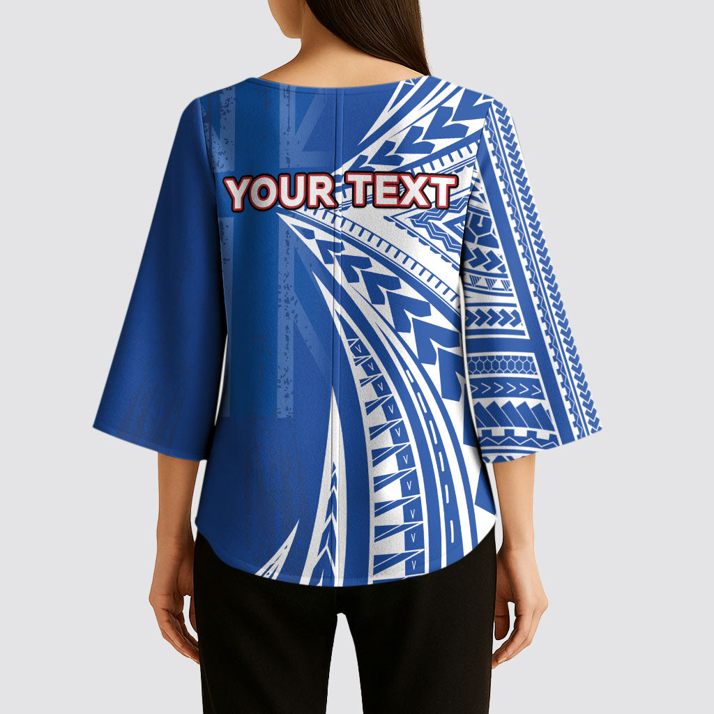 Personalised Hawaii 808 Kimono Sleeve Blouse Unique Style LT05 - Polynesian Pride