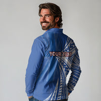 Personalised Hawaii 808 Long Sleeve Polo Shirt Unique Style LT05 - Polynesian Pride