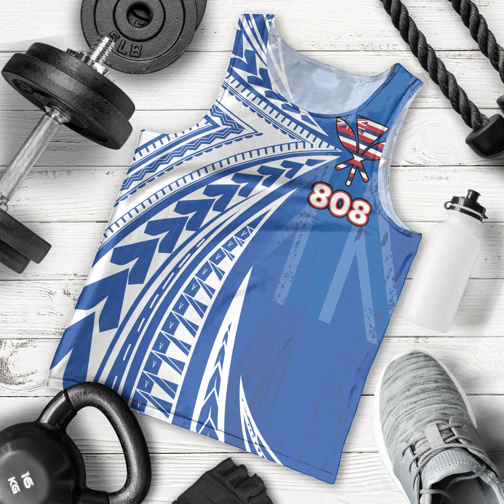 Personalised Hawaii 808 Men Tank Top Unique Style LT05 - Polynesian Pride