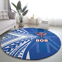 Hawaii 808 Round Carpet Unique Style LT05 - Polynesian Pride