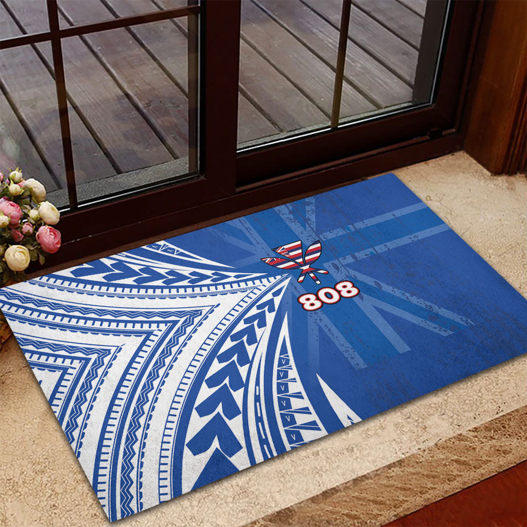 Hawaii 808 Rubber Doormat Unique Style LT05 - Polynesian Pride