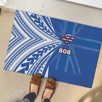 Hawaii 808 Rubber Doormat Unique Style LT05 - Polynesian Pride