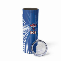 Personalised Hawaii 808 Skinny Tumbler Unique Style LT05 - Polynesian Pride
