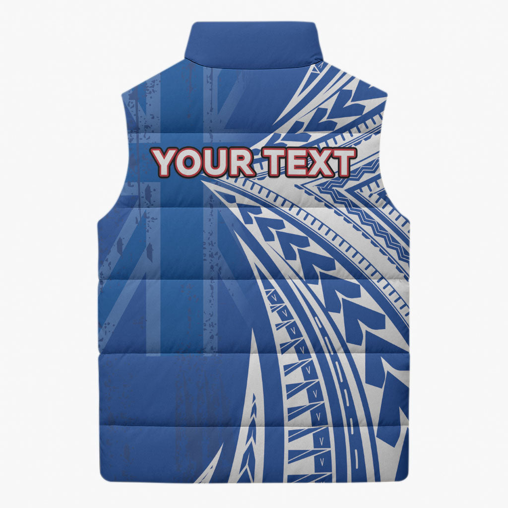Personalised Hawaii 808 Sleeveless Puffer Jacket Unique Style LT05 - Polynesian Pride