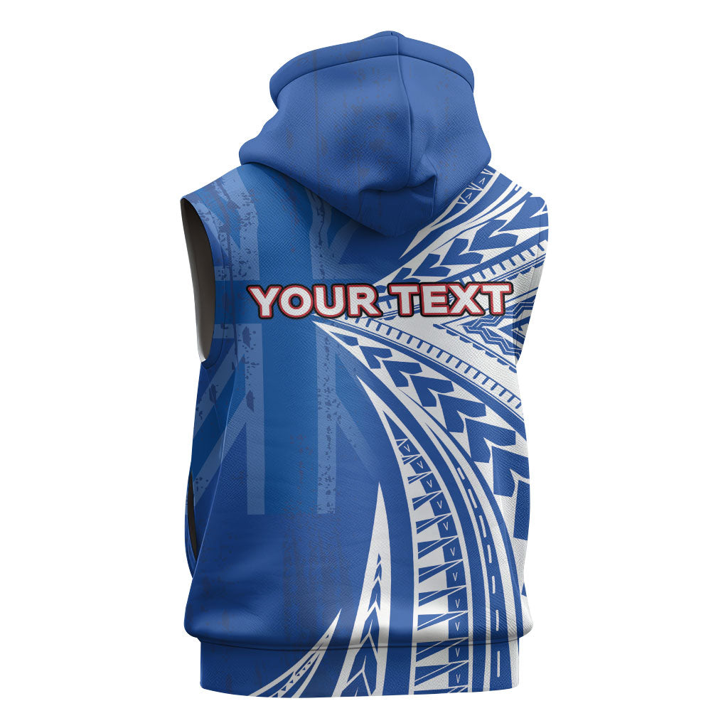 Personalised Hawaii 808 Sleeveless Zip Hoodie Unique Style LT05 - Polynesian Pride