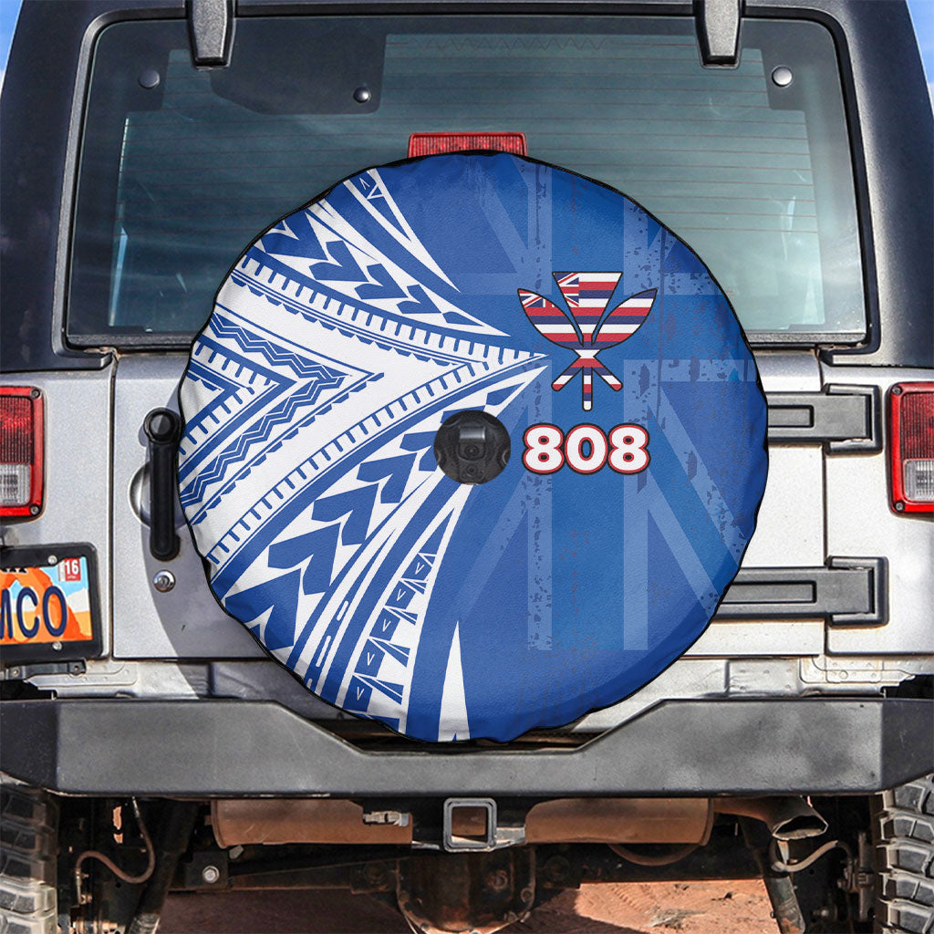 Hawaii 808 Spare Tire Cover Unique Style LT05 Blue - Polynesian Pride