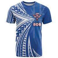Personalised Hawaii 808 T Shirt Unique Style LT05 Blue - Polynesian Pride