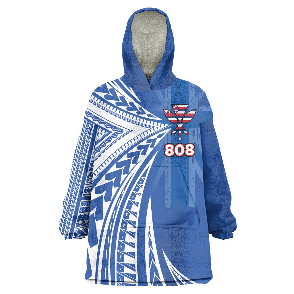 Personalised Hawaii 808 Wearable Blanket Hoodie Unique Style