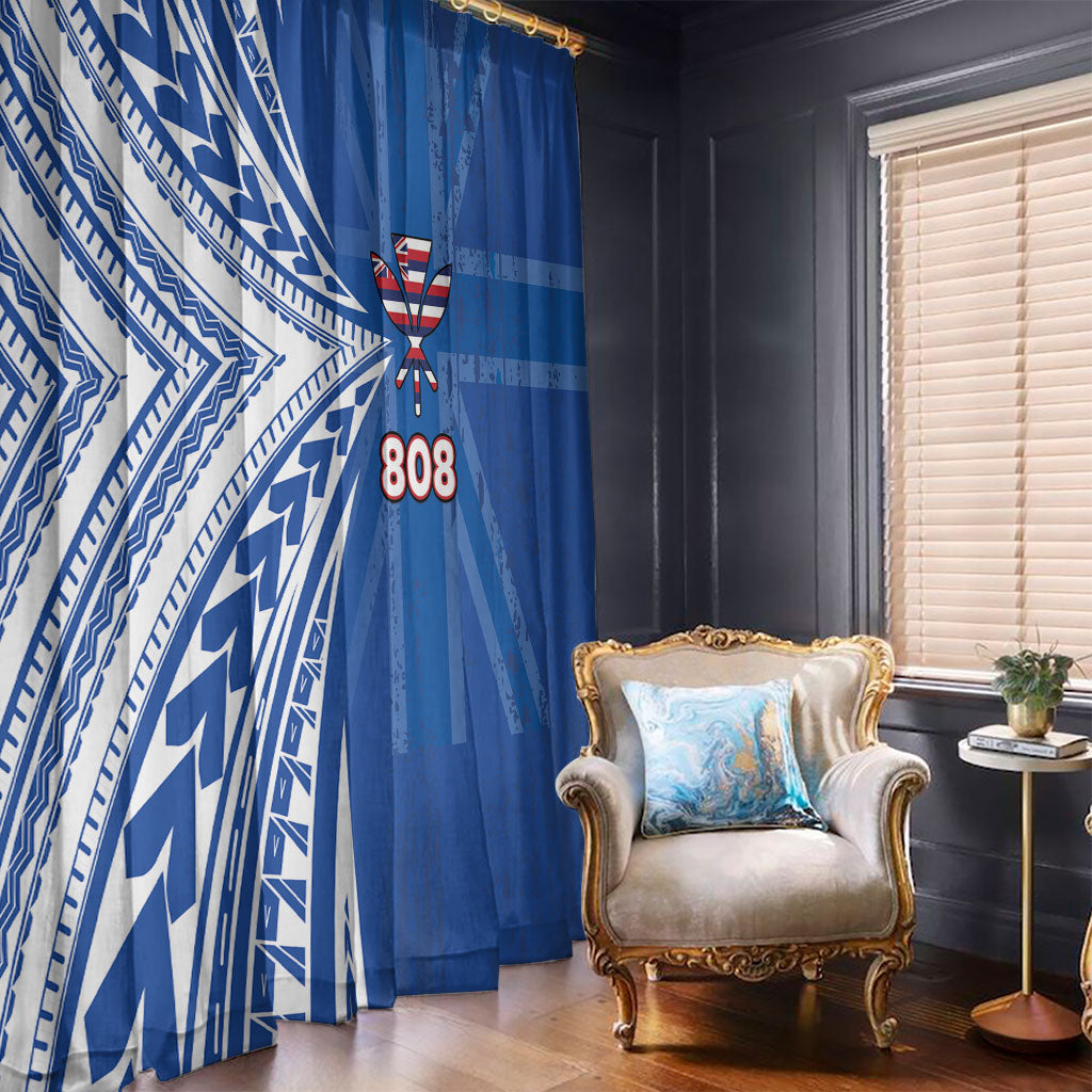 Hawaii 808 Window Curtain Unique Style LT05 - Polynesian Pride